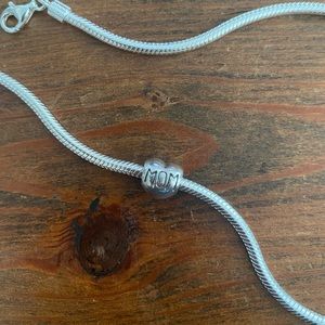 Chamilia MOM Heart Charm